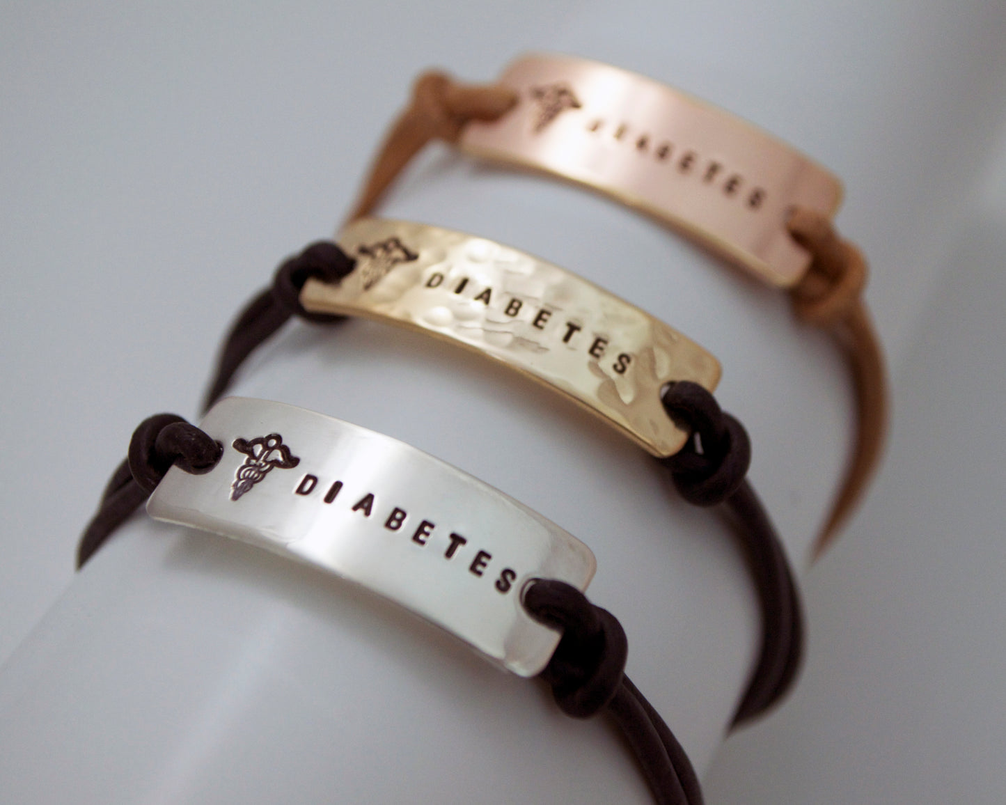 Classic Leather Medical ID Bracelet