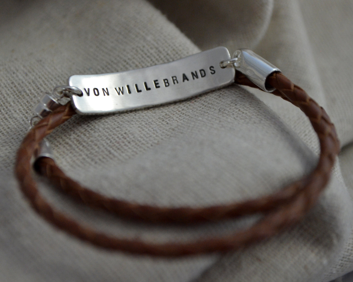 Dainty Hammered Wrap Med Alert Bracelet